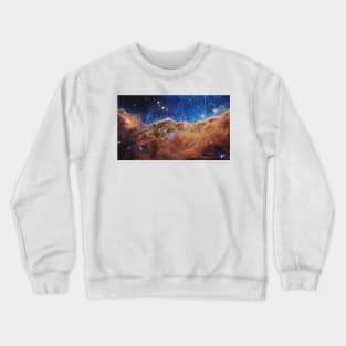 Open star cluster in Carina nebula, JWST image (C056/2352) Crewneck Sweatshirt